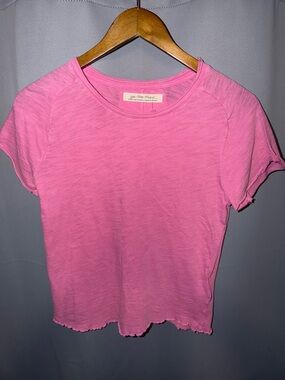 We The Free Soft Pink Short Sleeve Crewneck Tee NWOT 100% cotton Urban Size L